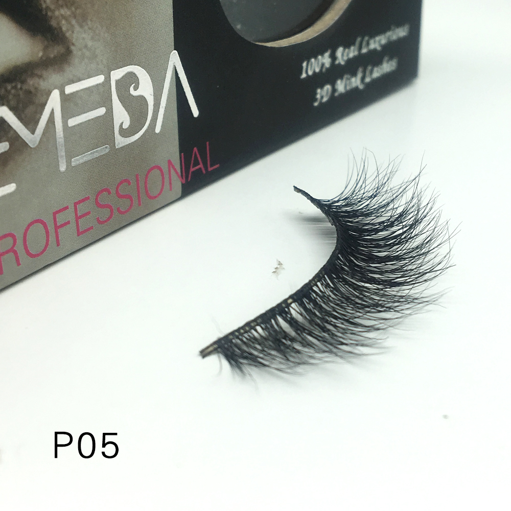 Custom own brand mink fur lashes YP64